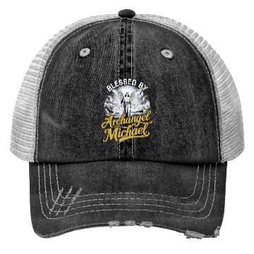 Discover Archangel Michael Catholic Christianity Angel Trucker Hats