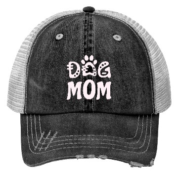 Discover Dog Mom Trucker Hats