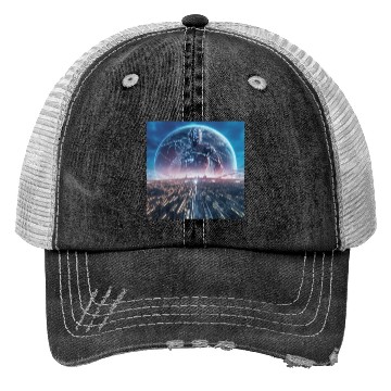 Discover Future Vision - AI Adventure Smarter Life Trucker Hats