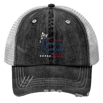 Discover "Childless Cat Lady" Kamala Harris 2024 Trucker Hats