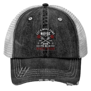 Discover Rocker Music Bandleader Rock And Roll Trucker Hats