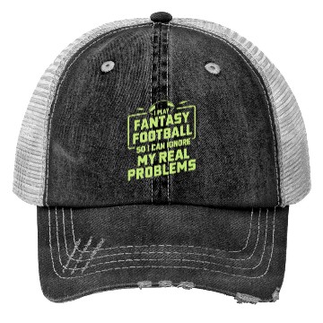 Discover FUNNY FANTASY FOOTBALL Trucker Hats
