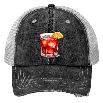 Discover Red Cocktail Trucker Hats
