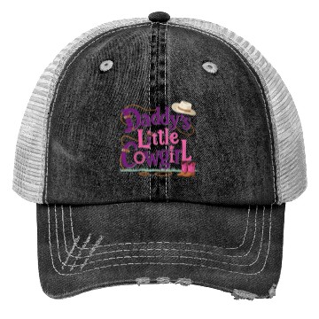 Discover Daddy's Little Cowgirl Trucker Hats