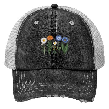 Discover Little Wildflower Trucker Hats