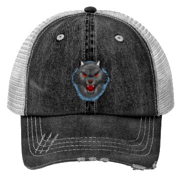 Discover Angry Wolf Trucker Hats