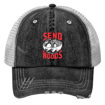 Discover Send Noods Funny Japanese Ramen Noodle Trucker Hats