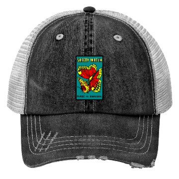 Discover Swedish Safety Matches Butterflies Trucker Hats