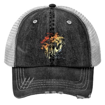 Discover Violin Player Drawing Vintage Look Trucker Hats
