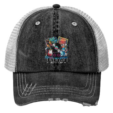 Discover Sound of 80s keep in memory Trucker Hats