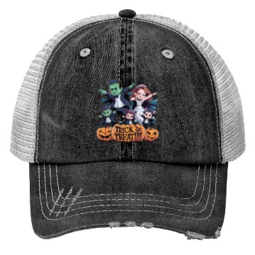 Discover halloween Franken n Werewolf family Trucker Hats