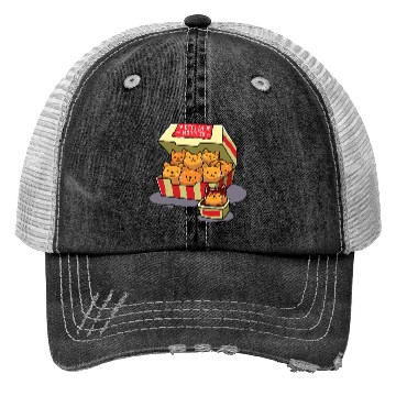 Discover Kitten Nuggets Food Cat Lover Trucker Hats
