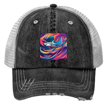 Discover Shark 2 - Colorful Trucker Hats