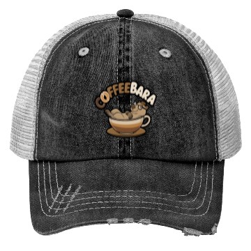 Discover Coffeebara Capybara Coffedrinker Trucker Hats
