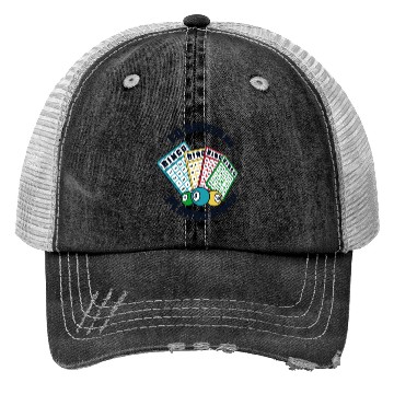 Discover I'd Rather Be Playing Bingo Professional Caller Trucker Hats