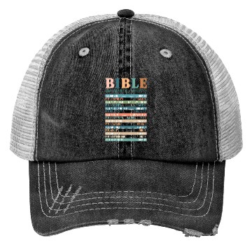 Discover Bible Emergency Numbers Trucker Hats