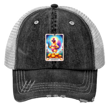 Discover Funny Chicken Tarot Card, FAFO, Hilarious Trucker Hats