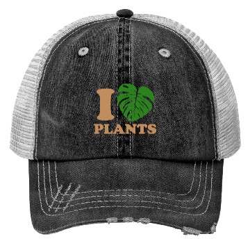 Discover I love plants Trucker Hats