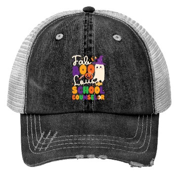 Discover School Counselor Halloween Ghost Trucker Hats