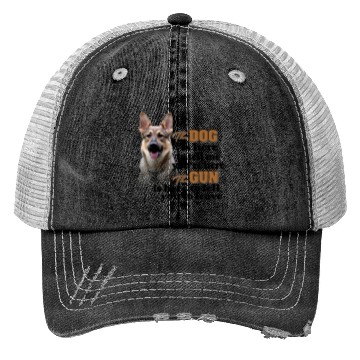 Discover German Shepherd Gun Owner Trucker Hats