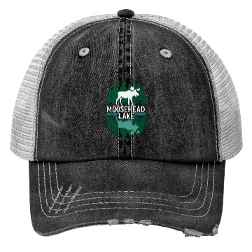 Discover Moosehead Lake Maine. Trucker Hats