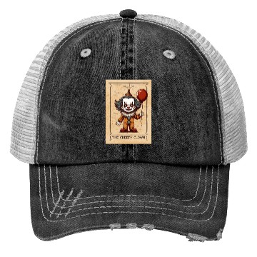 Discover Clown - Clown Tarot - Scary Clown Halloween Clown Trucker Hats