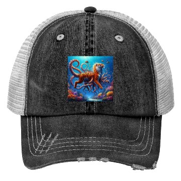 Discover The octopus-tiger Trucker Hats
