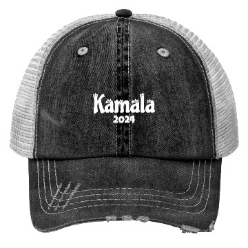 Discover Kamala Cat 2024 Election Support Trucker Hats