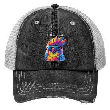 Discover I Like Birds Trucker Hats