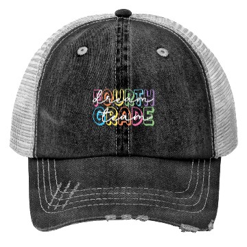 Discover Fourth Grade Dream Team 4th Grade Teacher Trucker Hats