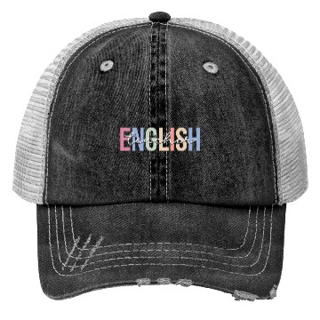 Discover English Teacher Grammar School Trucker Hats