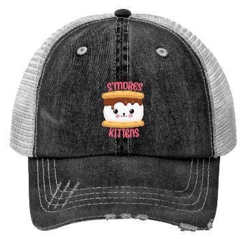 Discover All You Need Is S'mores Kittens Trucker Hats