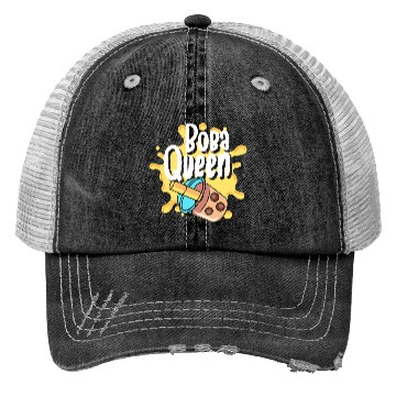 Discover Kawaii Milk Tea Tea Balls Trucker Hats