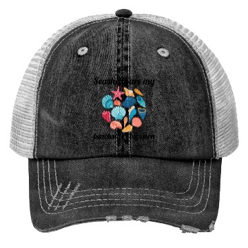 Discover Seashells Collector Beachcomber Sea Shell Ocean Trucker Hats