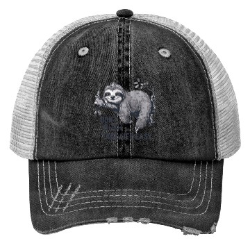 Discover Relaxing Sloth - Take Life Easy Trucker Hats