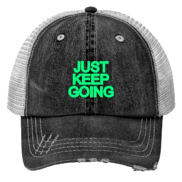 Discover just keep going Trucker Hats