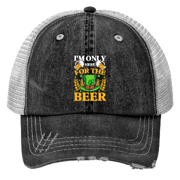 Discover Ireland Gold Beer Trucker Hats