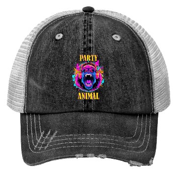 Discover Party Animal Gorilla Style - Trucker Hats Design