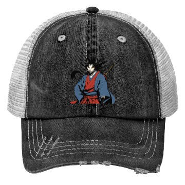 Discover Samurai Cat Trucker Hats