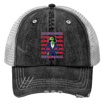Discover Funny Anti-Kamala Harris Design Trucker Hats