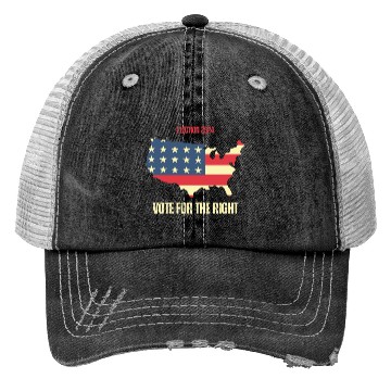 Discover Election USA - Vote for the Right Trucker Hats