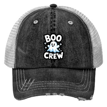 Discover Sweet Ghost - BOO Crew Trucker Hats