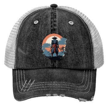 Discover Retro Samurai Trucker Hats