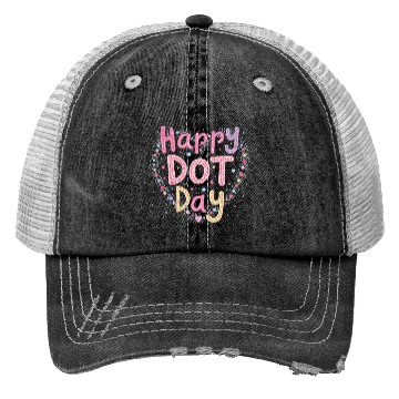 Discover Happy International Dot Day A Splash of Creativity Trucker Hats