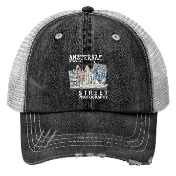 Discover Amsterdam Street Photography Trucker Hats