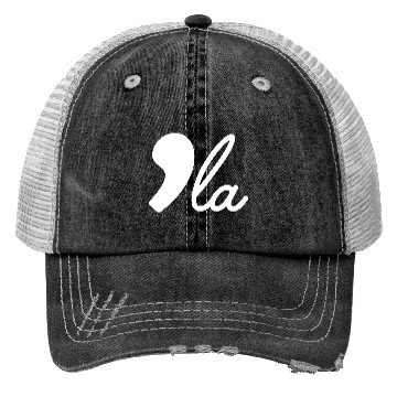 Discover Comma La Kamala Harris White Election 2024 Trucker Hats