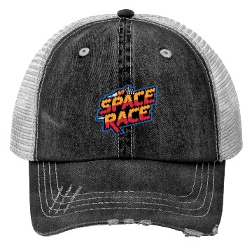 Discover Race For Space Trucker Hats