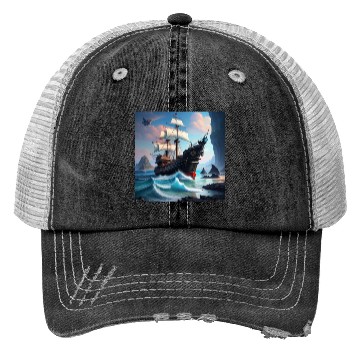Discover Boat Trucker Hats