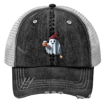 Discover Winter Ghost Cheers Trucker Hats