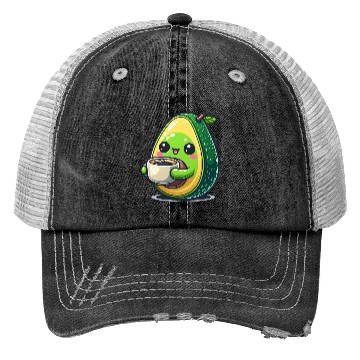 Discover Avocado and coffee Trucker Hats